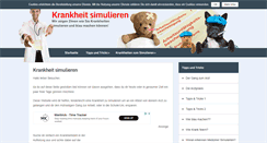 Desktop Screenshot of krankheit-simulieren.de